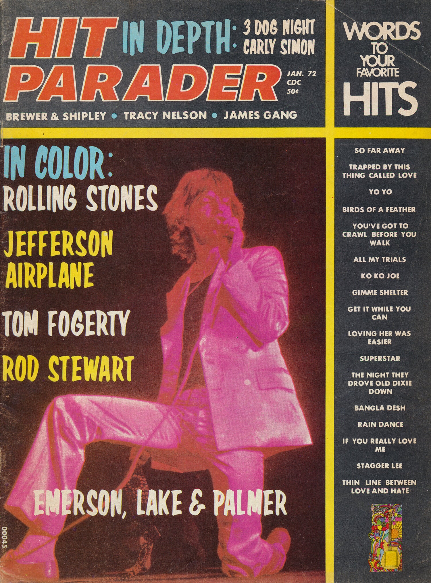 Hit Parader - January 1972 [USA] - Magazine