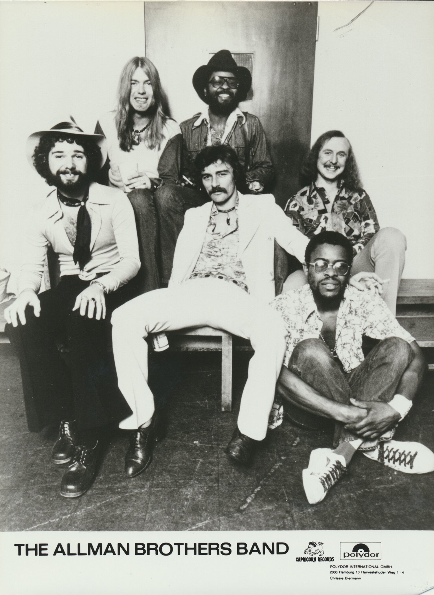 The Allman Brothers Band - 1970s [Germany] - Publicity Press Photo