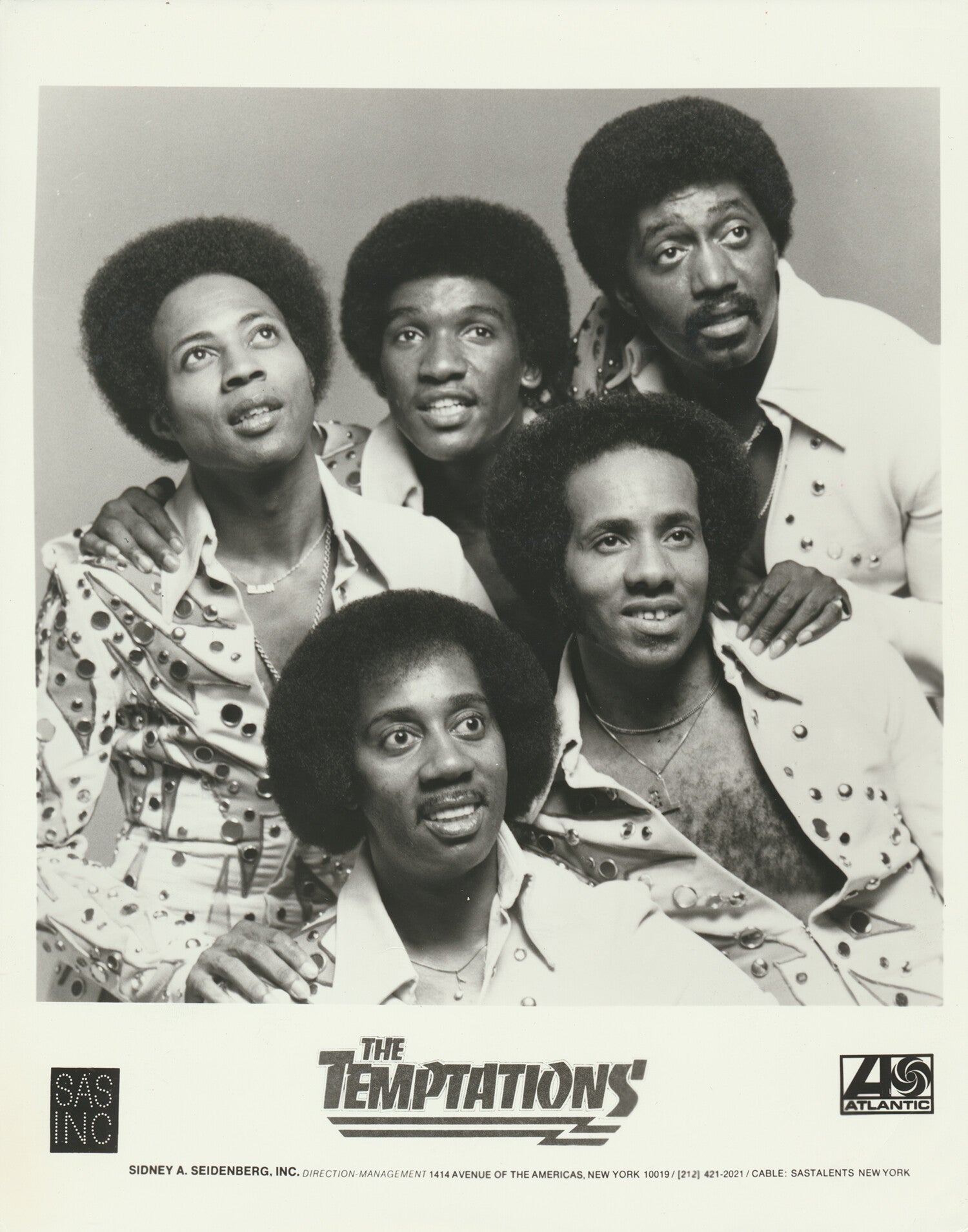 The Temptations - 1970s [USA] - Publicity Press Photo