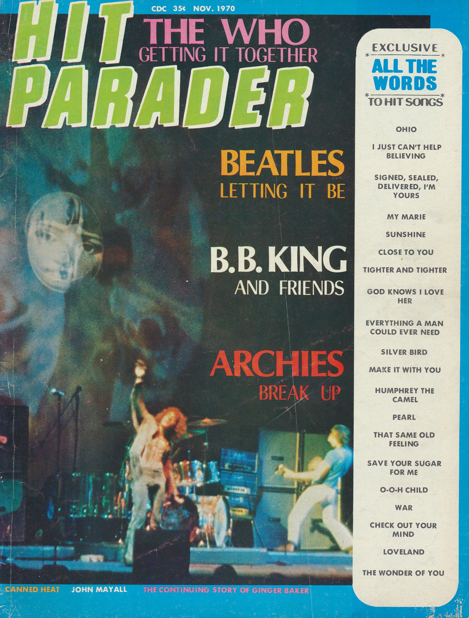 Hit Parader - November 1970 [USA] - Magazine