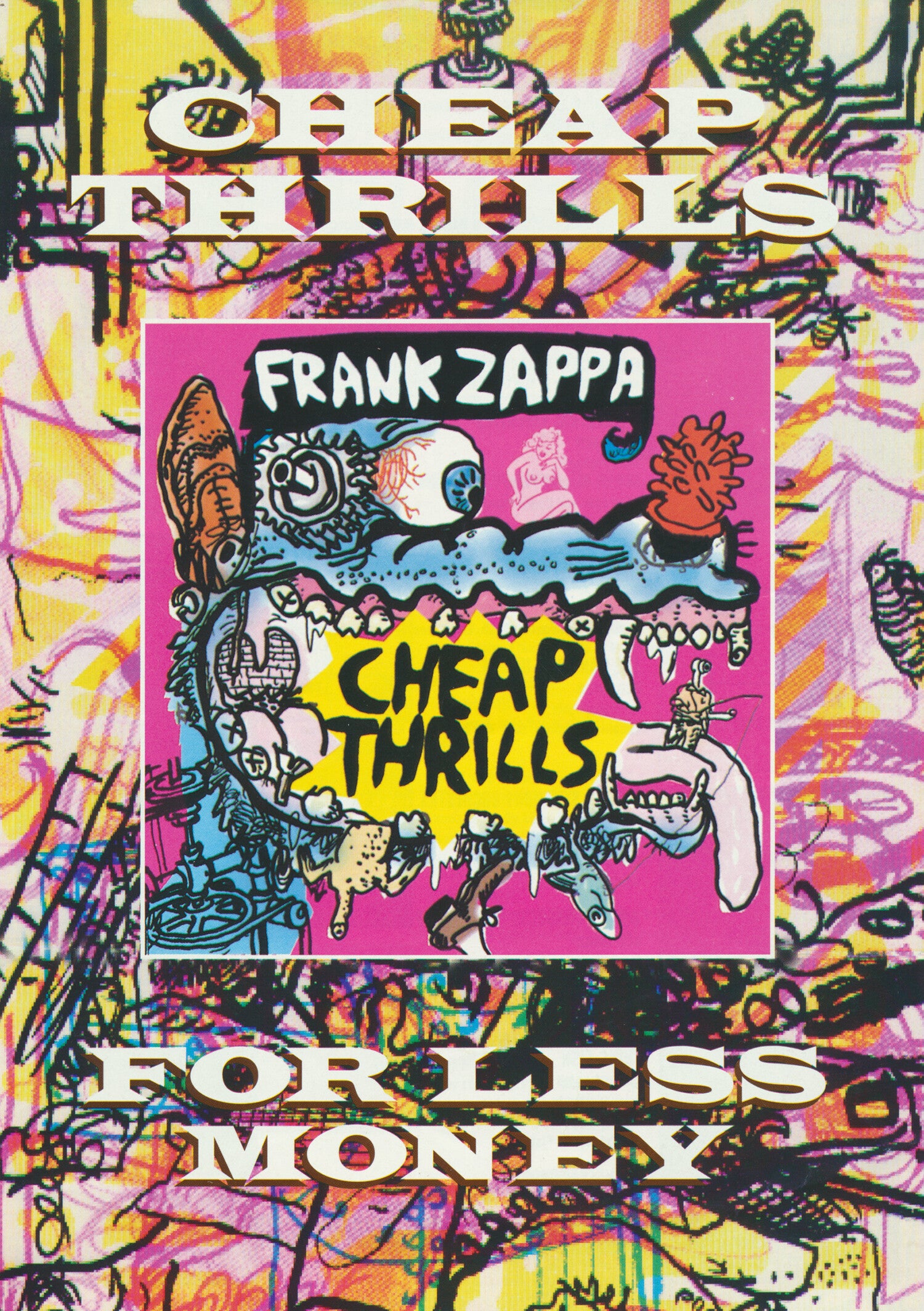 Frank Zappa - Cheap Thrills For Less Money - 1998 [UK] - Sales Brochure