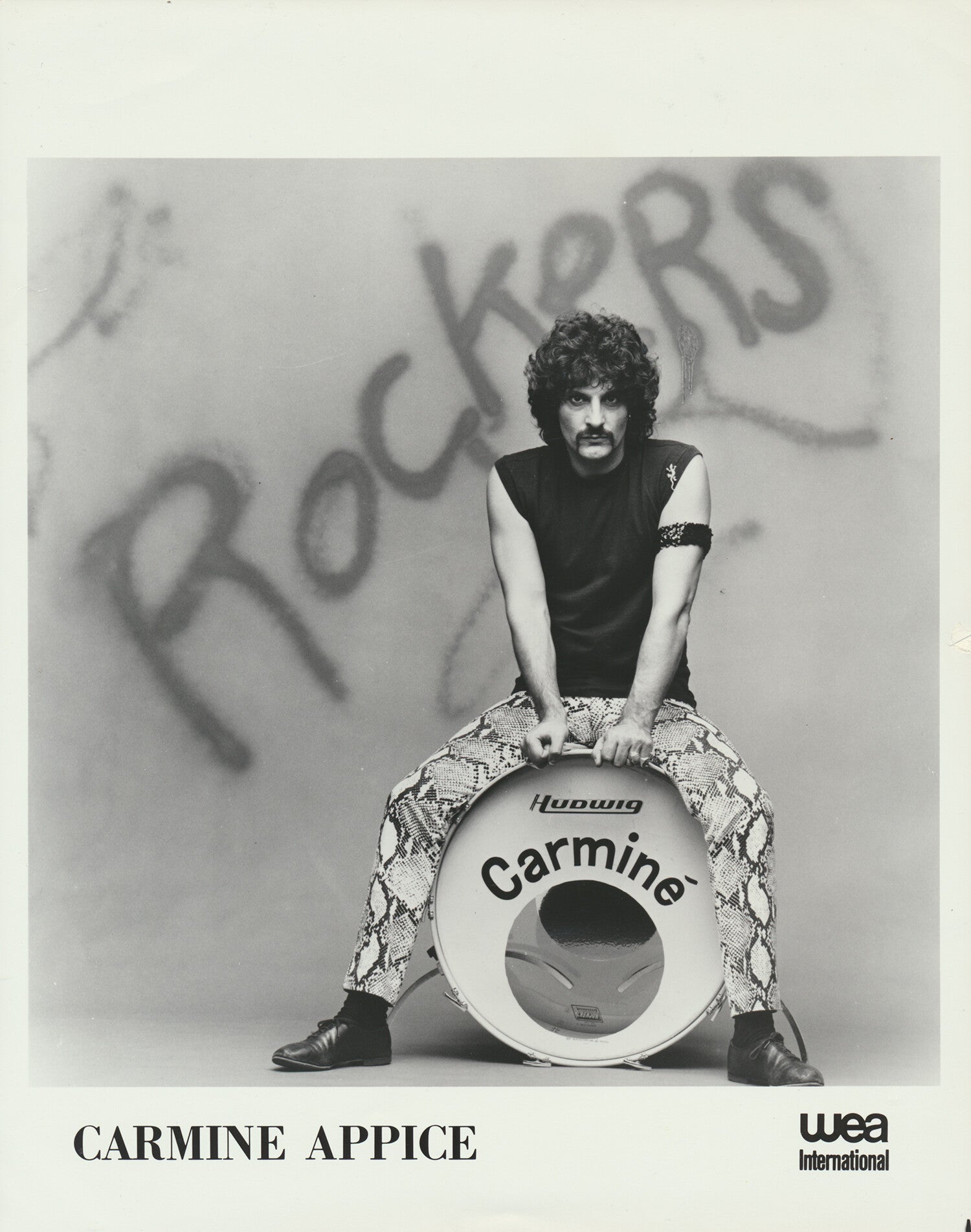 Carmine Appice - 1980s [Holland] - Publicity Press Photo