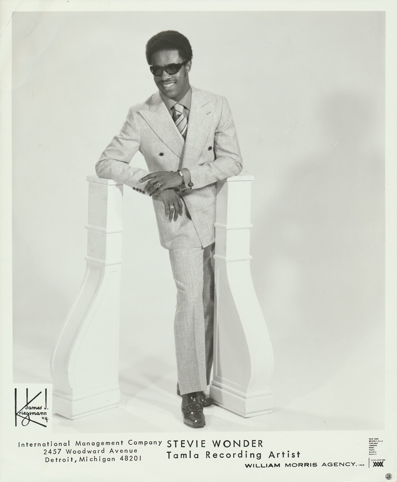 Stevie Wonder - 1960s [USA] - Publicity Press Photo