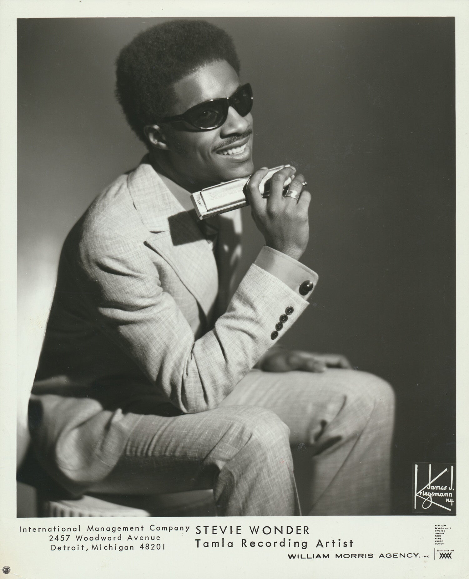 Stevie Wonder - 1960s [USA] - Publicity Press Photo