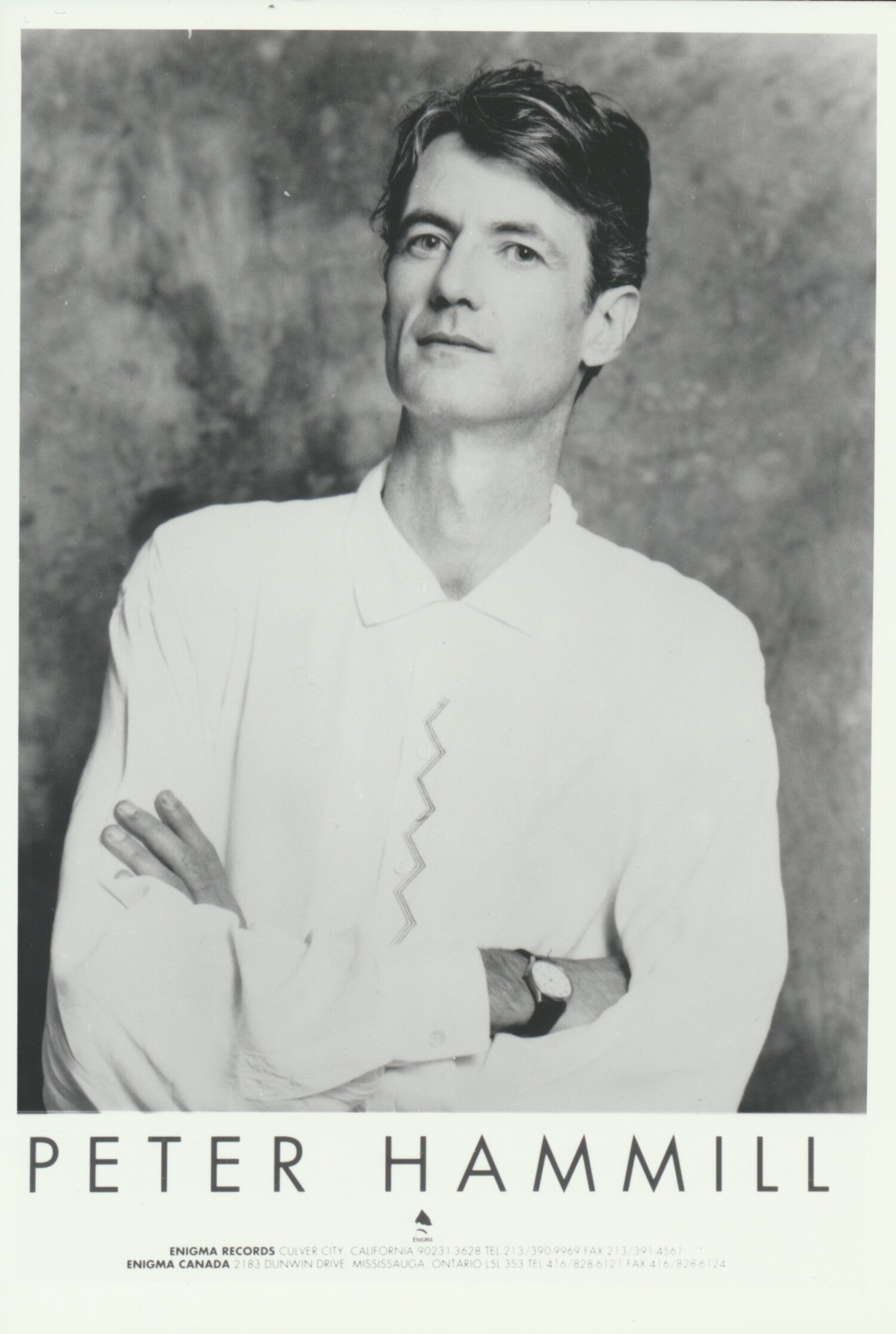 Peter Hammill - Out Of Water - 1990 [USA] - Press Kit
