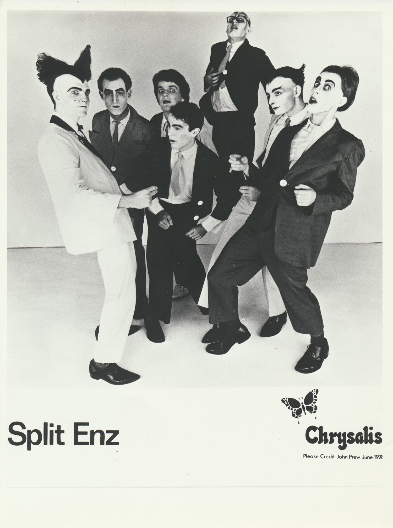 Split Enz - June 1976 [Holland] - Publicity Press Photo