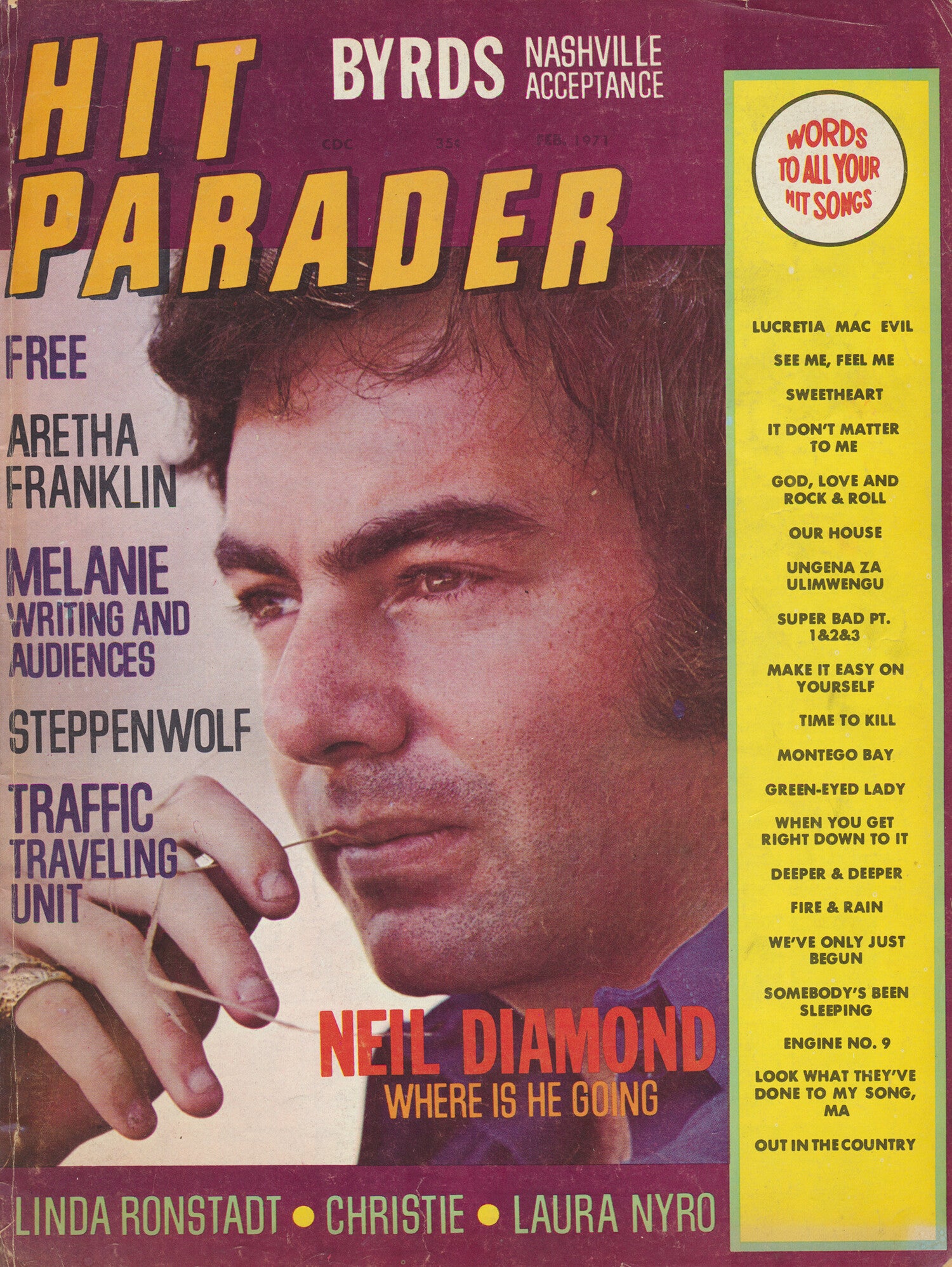 Hit Parader - February 1971 [USA] - Magazine