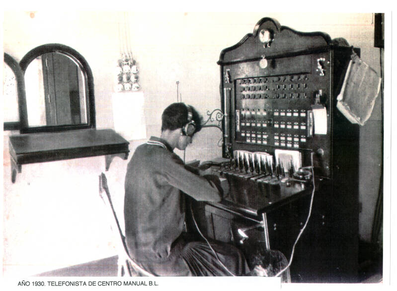 Telefonista de centro manual