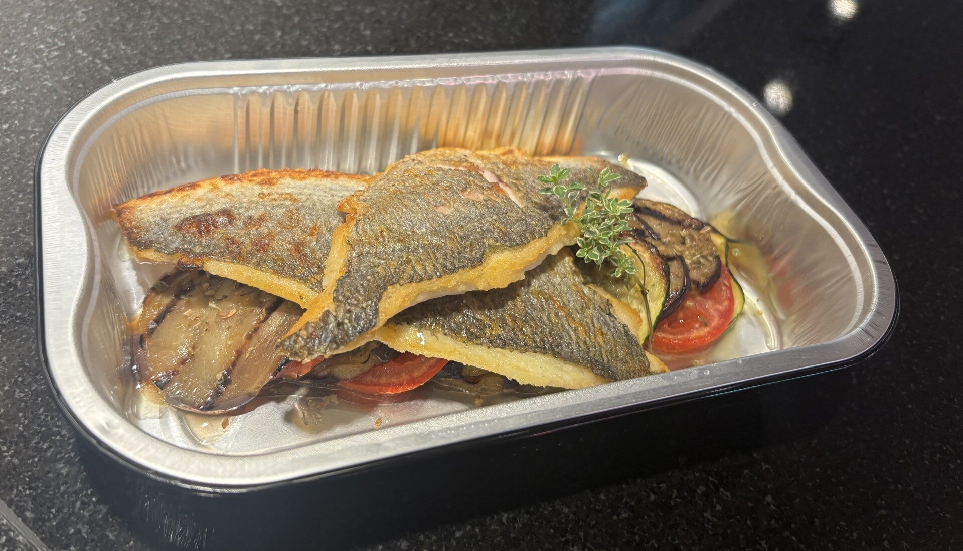 Dorade aux Légumes sauce aux câpres