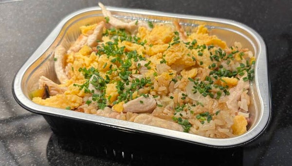 Riz cantonais aux scampis