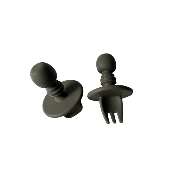 Silicone Babybestek - Silver Sage