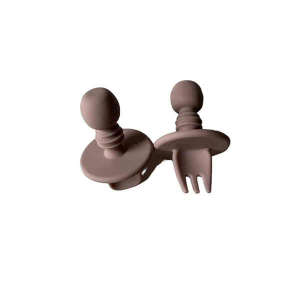 Silicone Babybestek - Pale Mauve