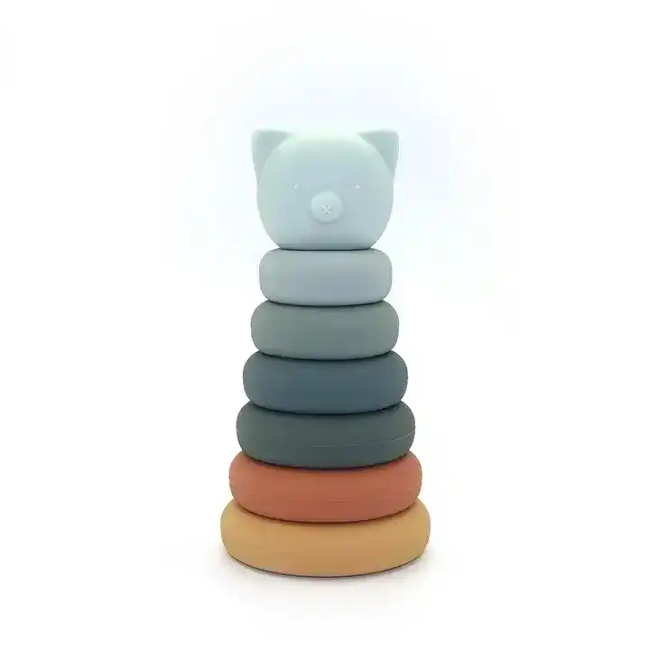 Silicone stapeltoren - Blue