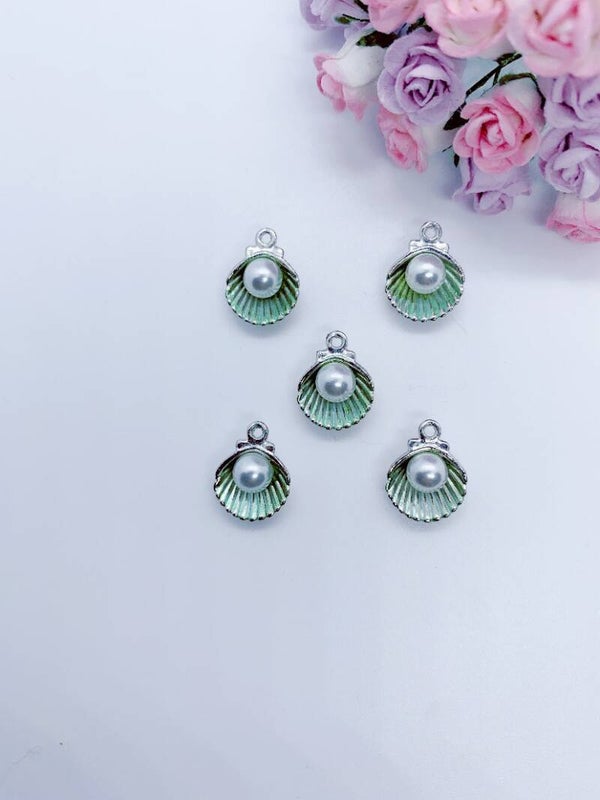 Schelp en parel groen