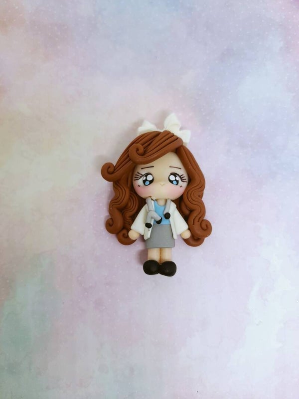 Nurse brown hair