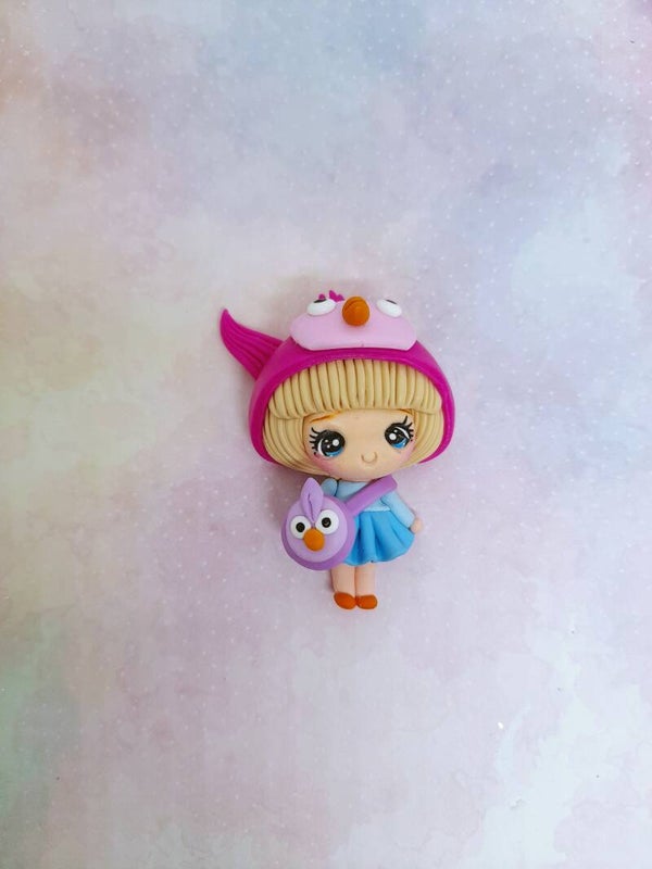 Girl with owl