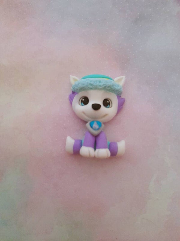 White blue dog