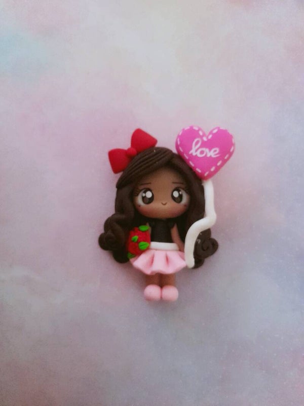 Girl with love ballon