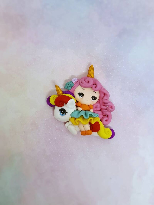 Unicorn girl pink hair