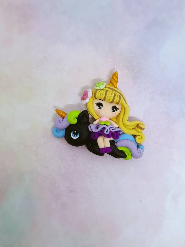 Unicorn girl blond hair