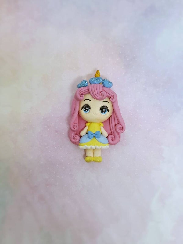 Unicorn girl pink hair