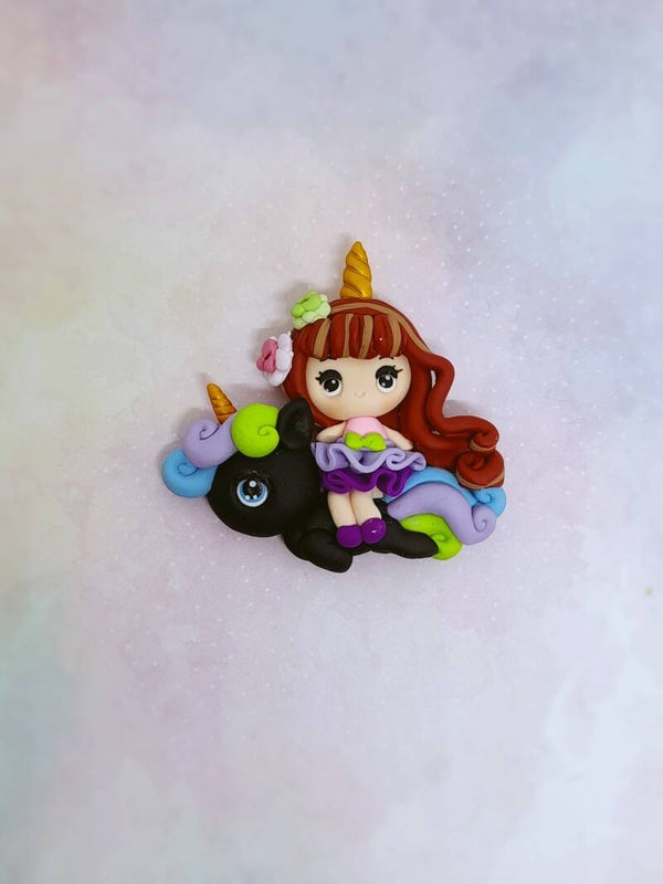 Unicorn girl red hair