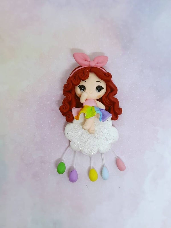 Girl on the cloud (red hair)