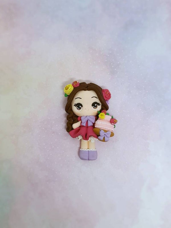 Girl with tart