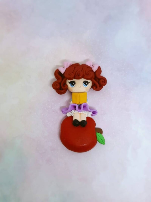 Apple girl red hair
