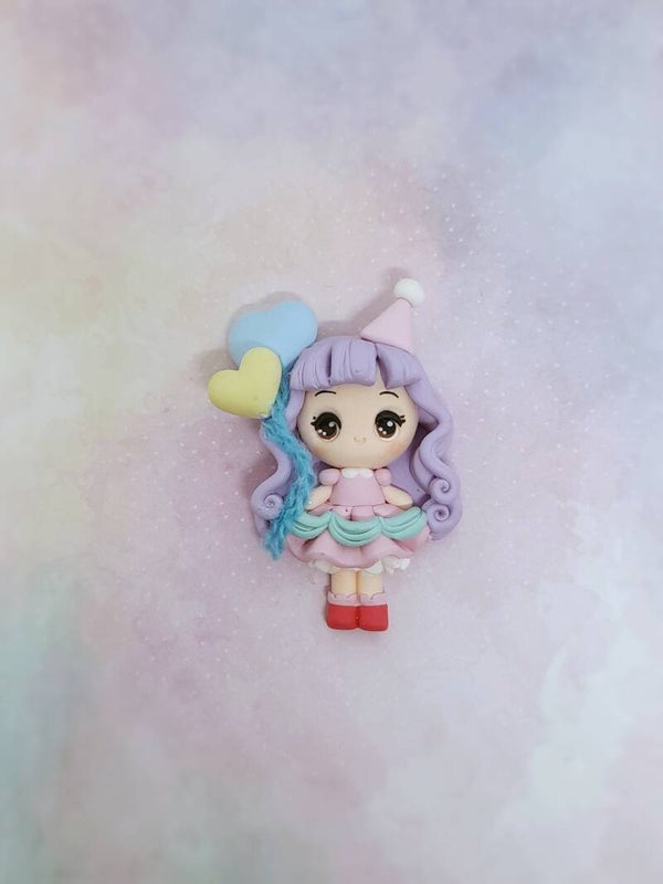 Birthday girl purple hair