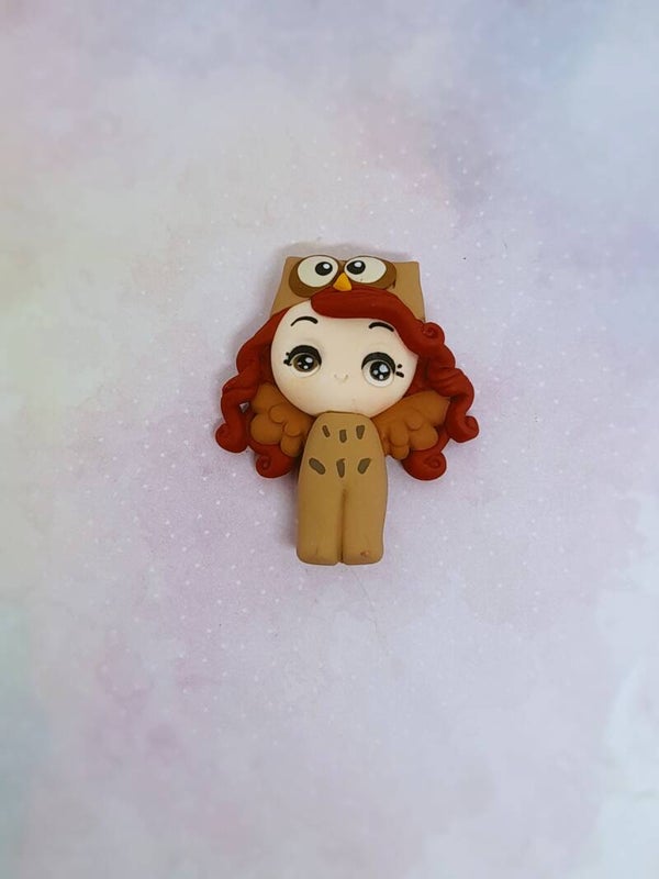 Owl girl red hair