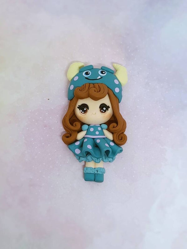 Blue animal girl