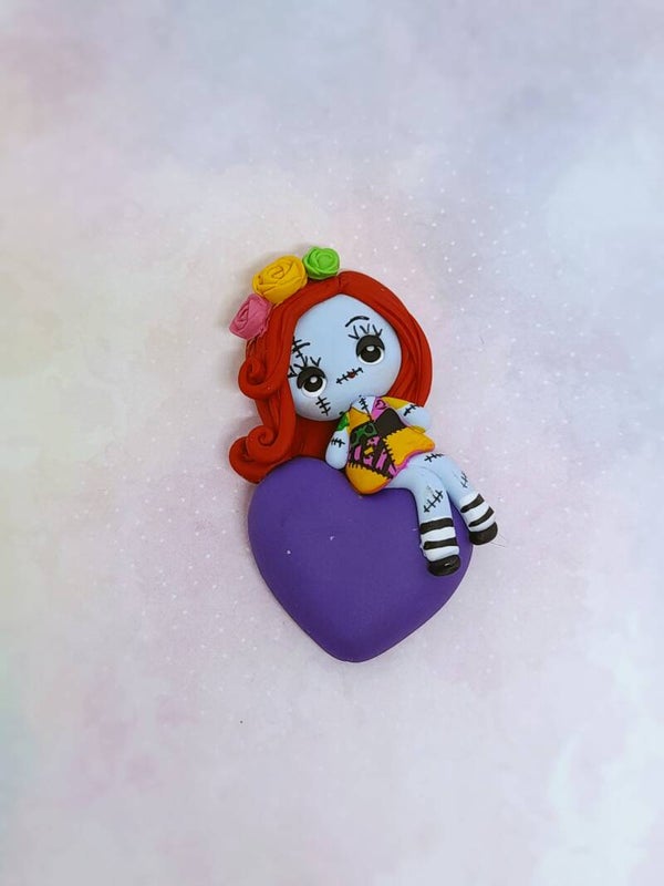 Sally heart purple