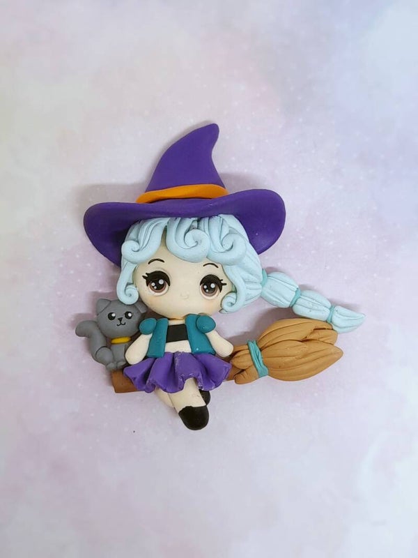 Witch blue hair