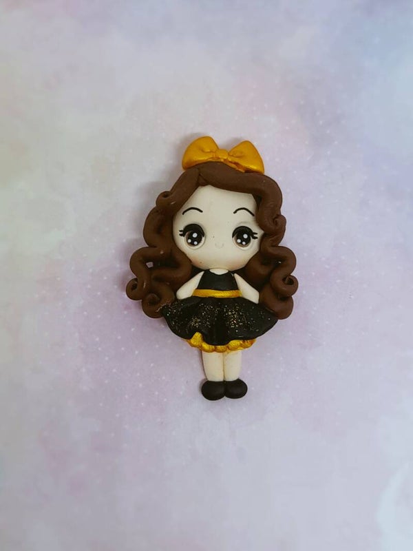 Christmas girl black dress