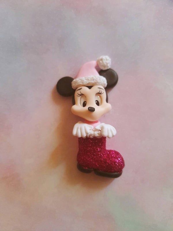 Roze kerst minnie