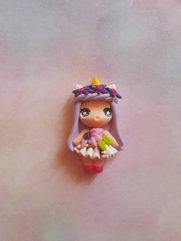 Unicorn flower purple