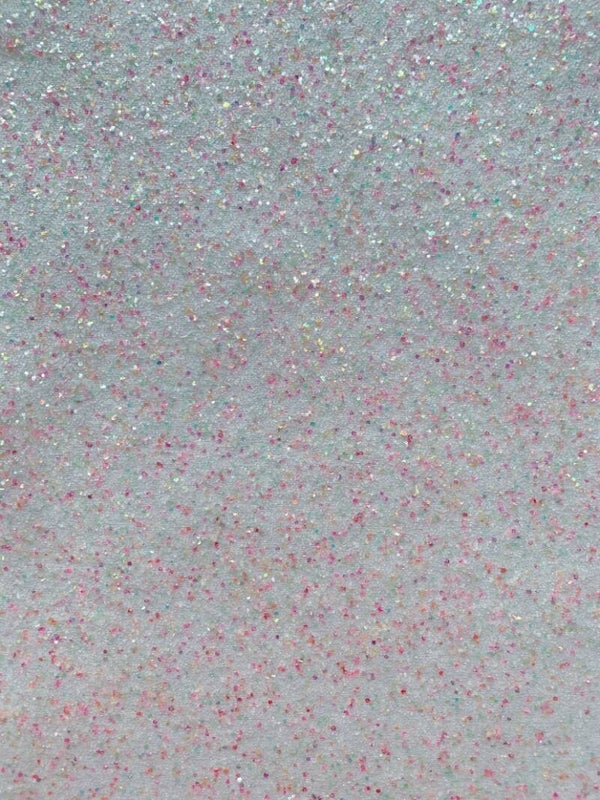 Wit gekleurde glitter