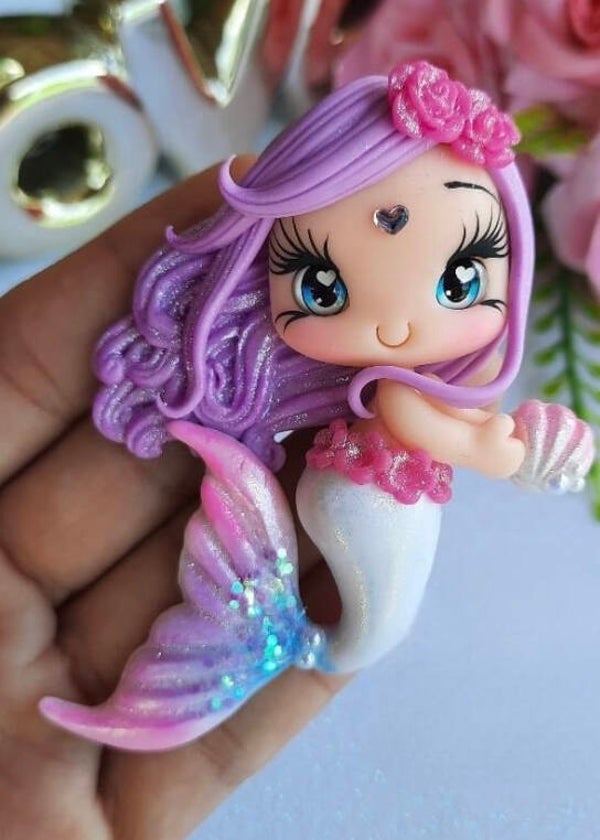 Purple mermaid