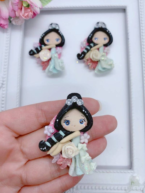 Cameo princess zwart haar