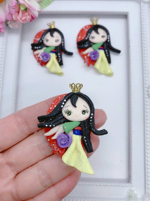 Cameo princess zwart haar