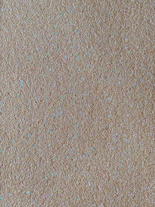 Lichtgeel grof glitter
