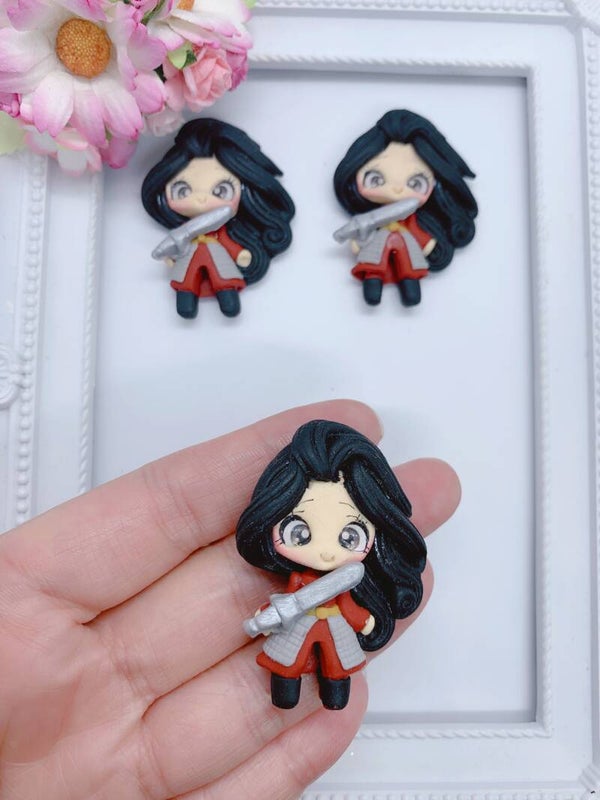 Princess zwart haar (ALICE)- GRATIS