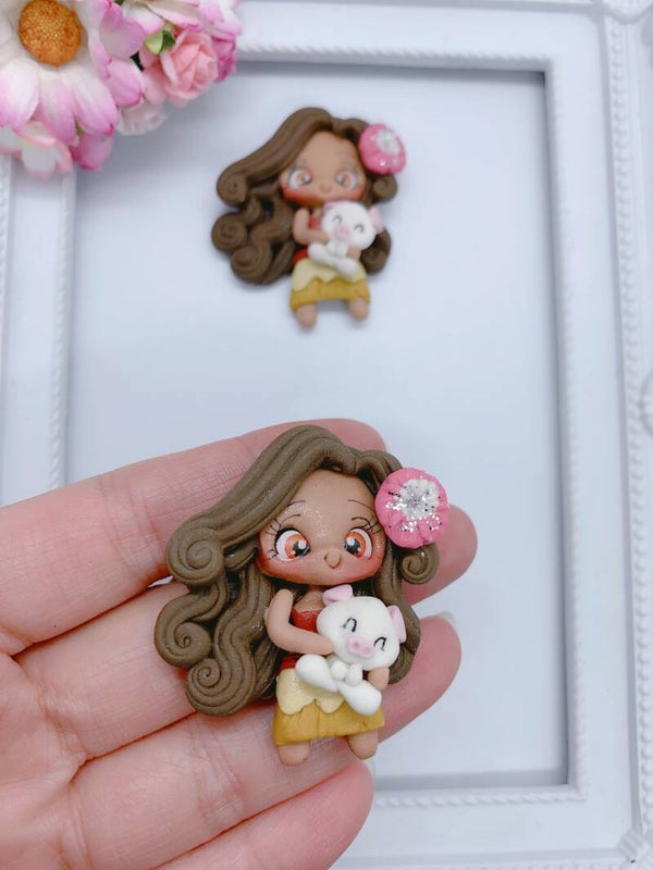 Princess met baby varken