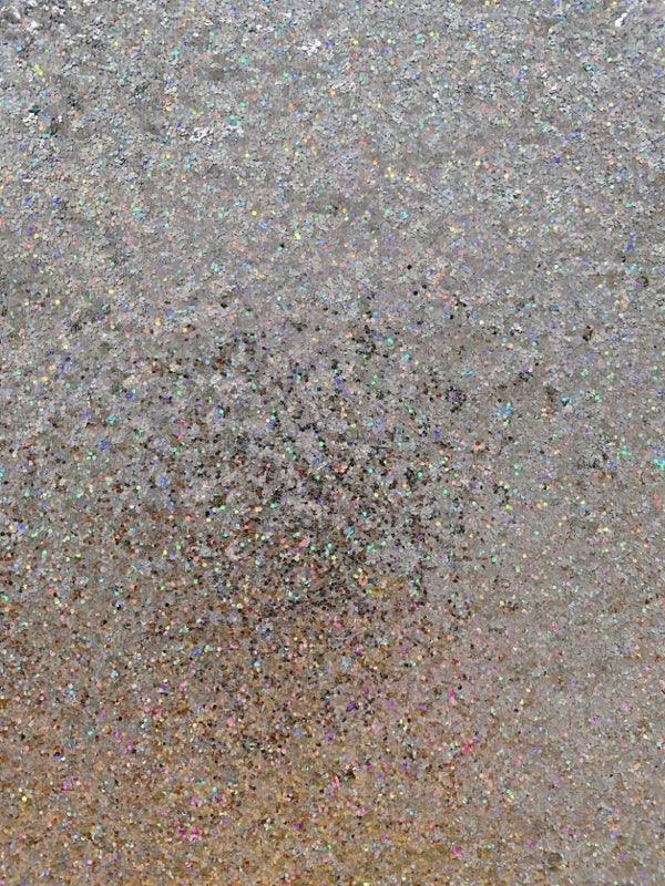 Zilver multikleur glitter