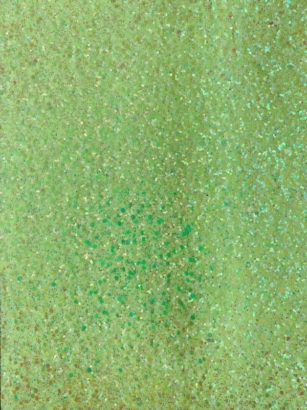 Knal groen grof glitter