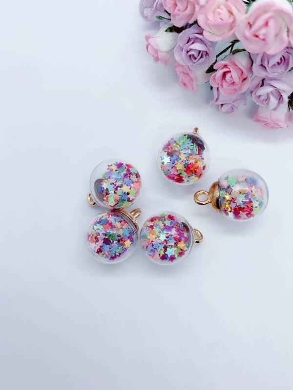 Glas bedel confetti sterren