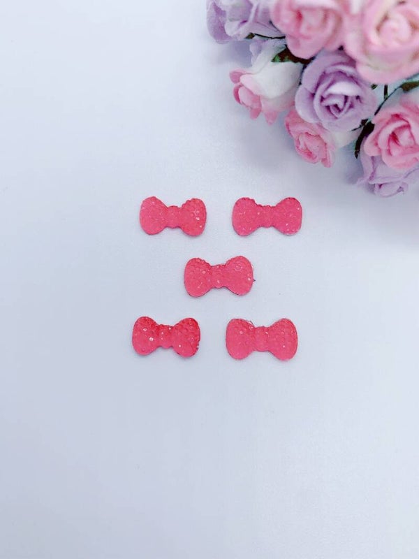 Mini strikjes neonroze 5 stk
