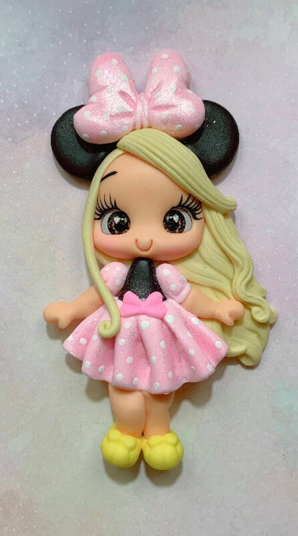 Mouse girl blond hair