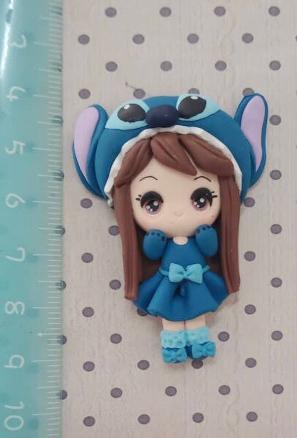 Blue animal girl